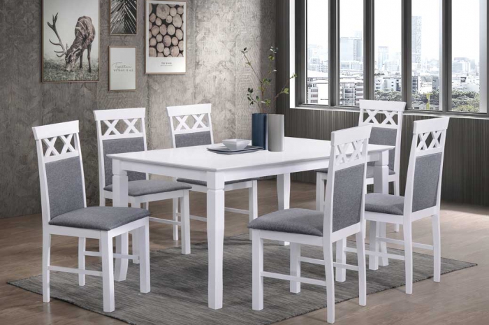 Chelly_1_6_Dining_Set - Promotion - Golden Tech Furniture Industries Sdn Bhd