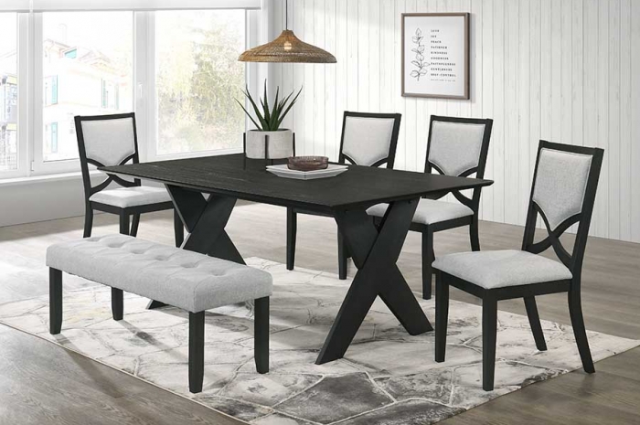 Darry_1_4_1_Dining_Set - Dining Set - Golden Tech Furniture Industries Sdn Bhd