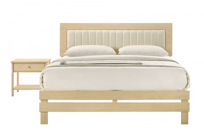 Harper_Queen_Bed_with_Night_Stand - Bedroom - Golden Tech Furniture Industries Sdn Bhd