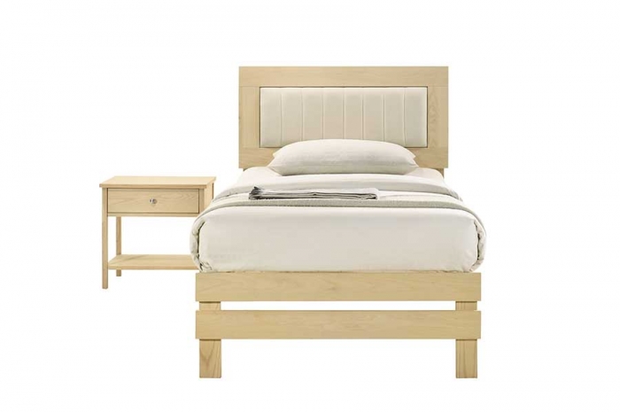 Harper_Single_Bed_with_Night_Stand - Bedroom - Golden Tech Furniture Industries Sdn Bhd