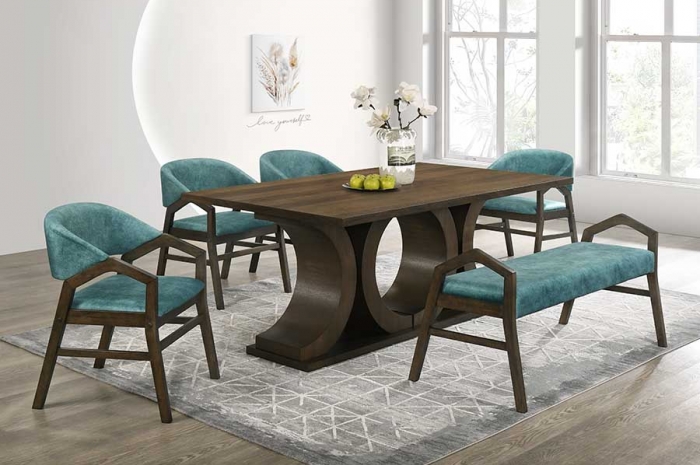 Hugo_1_4_1_Dining_Set - Dining Set - Golden Tech Furniture Industries Sdn Bhd