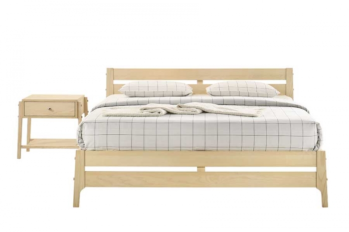 Taylor_Queen_Bed_with_Night_Stand - Bedroom - Golden Tech Furniture Industries Sdn Bhd