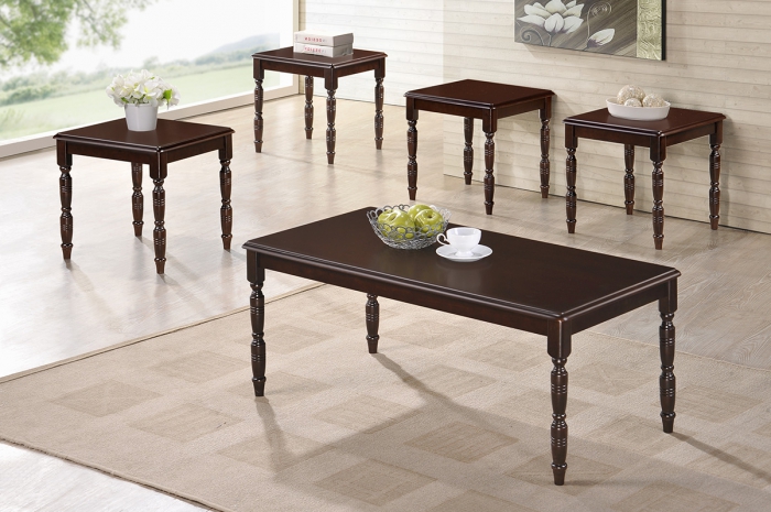 Thalia 1+4 Coffee Set - 1+2 & 1+4 Coffee Table Set - Golden Tech Furniture Industries Sdn Bhd