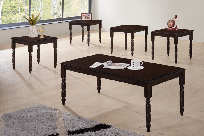 Visio 1+4 Coffee Table Set - 1+2 & 1+4 Coffee Table Set - Golden Tech Furniture Industries Sdn Bhd